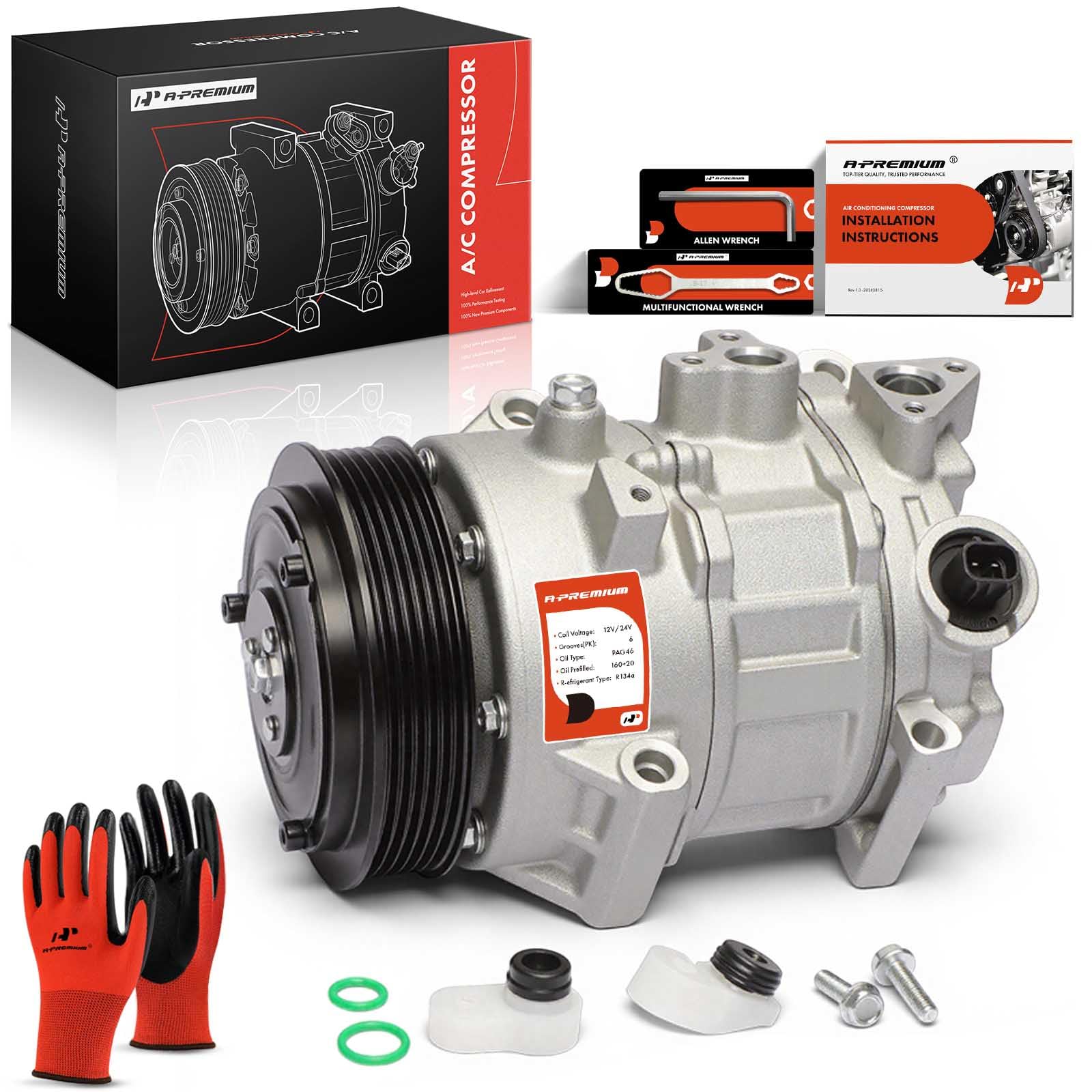 hkakeru19950606様AnkerNebulaCosmos4KSE Amazon.com: A-Premium Air Conditioner AC Compressor with Clutch