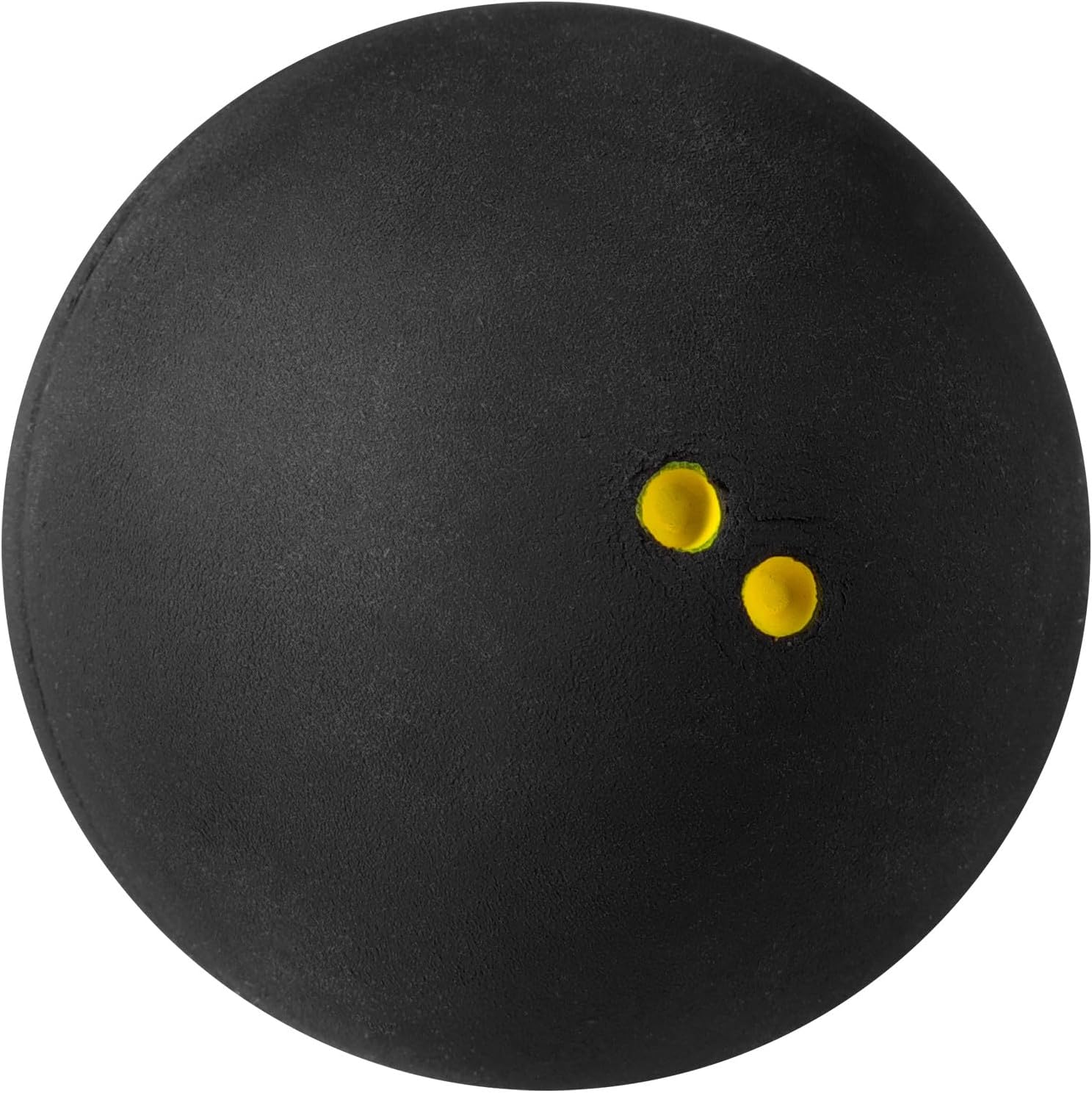 Hemoton Small Single Dot Rubber Elastic Squash Ball High Elasticity Slow Speed Racket Ball for Indoor and Outdoor Training Beginners Competition