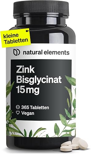 natural elements Zink 15 mg (Bisglycinat)