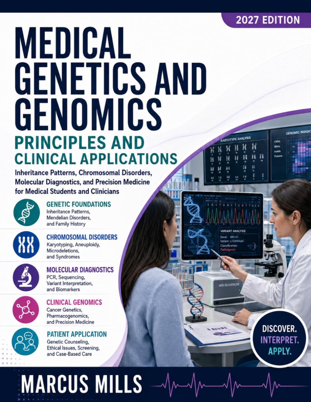 MEDICAL GENETICS AND GENOMICS PRINCIPLES AND CLINICAL APPLICATIONS: Inheritance Patterns, Chromosomal Disorders, Molecular Diagnostics, and Precision Medicine for Medical Students and Clinicians