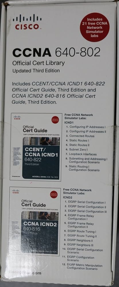 Amazon.com: CCNA 640-802 Official Cert Library: Simulator