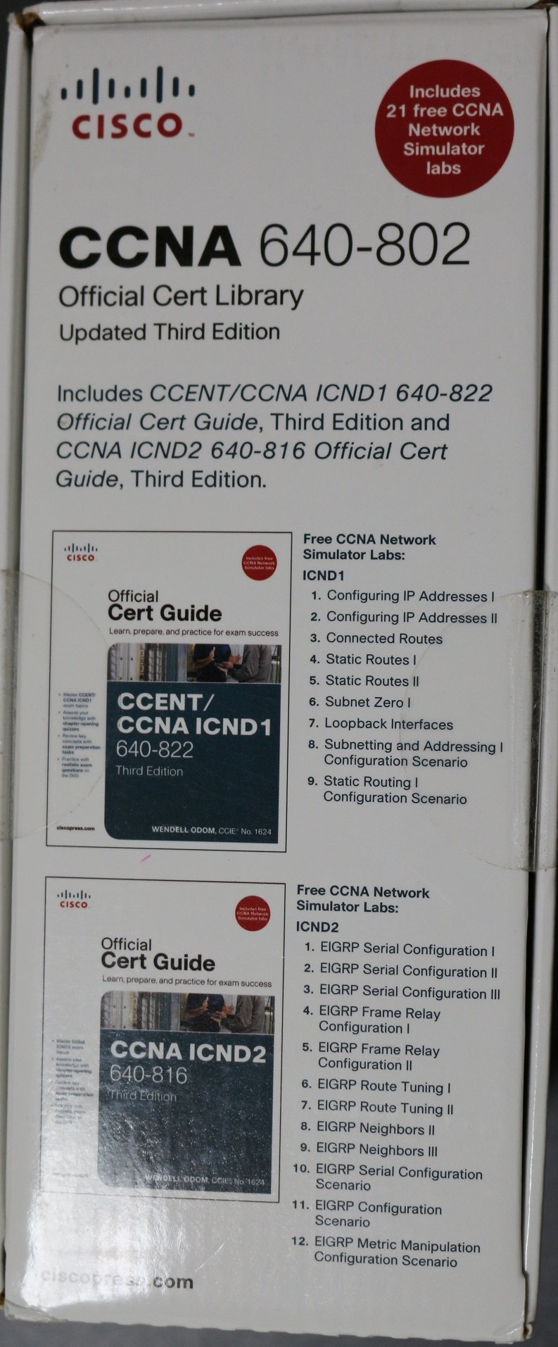 CCNA 640-802 Official Cert Library, Simulator Edition, Updated