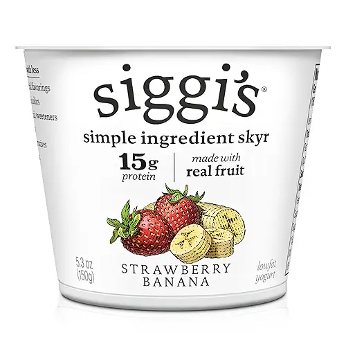 siggi’s Icelandic Skyr Lowfat Yogurt, Strawberry Banana, 5.3 oz., Single Serve Cup