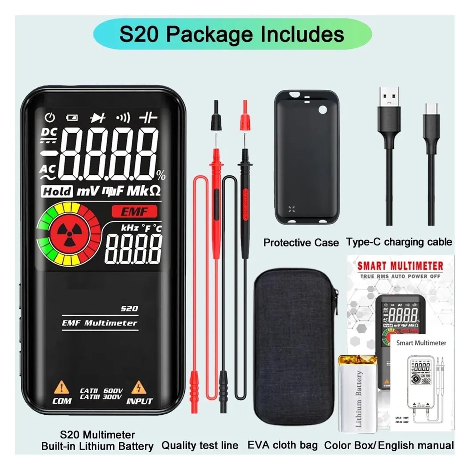 SM6240C Digital Flash Stroboscope Tachometer photoelectric60~40000RPM/FPMGraigar