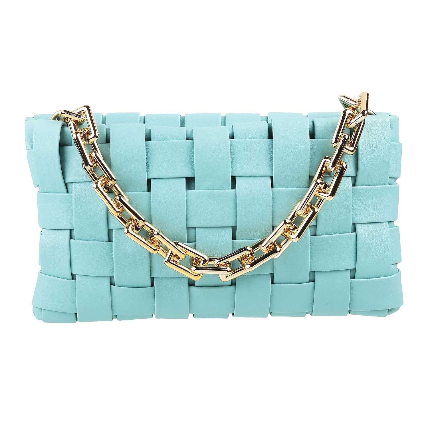 Mochi Womens Synthetic Light Blue Clutch (One Size) (B0BCQJVCMZ) Amazon Price History, Amazon Price Tracker
