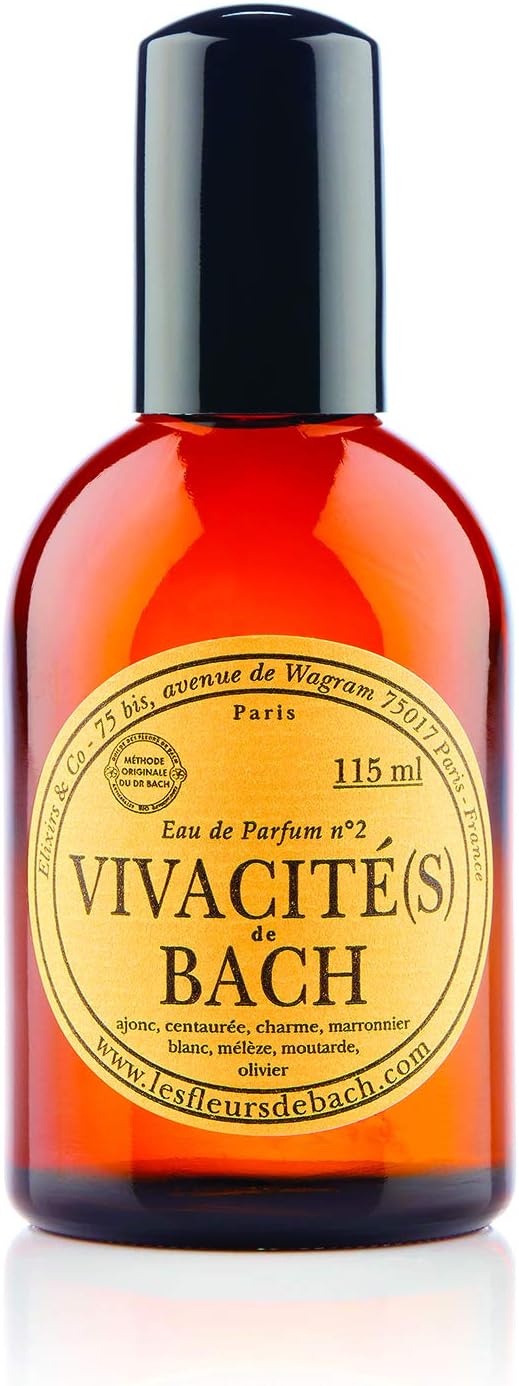 Elixirs & Co Eau de Parfum N ° 2 Vivacity with Bach flowers Organic spray bottle, 115 ml