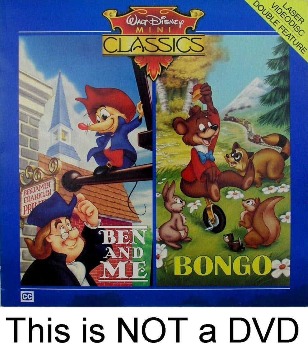 Amazon Com Disney Mini Classics Ben And Me Bongo 12 Laserdisc This Is Not A Dvd Movies Tv