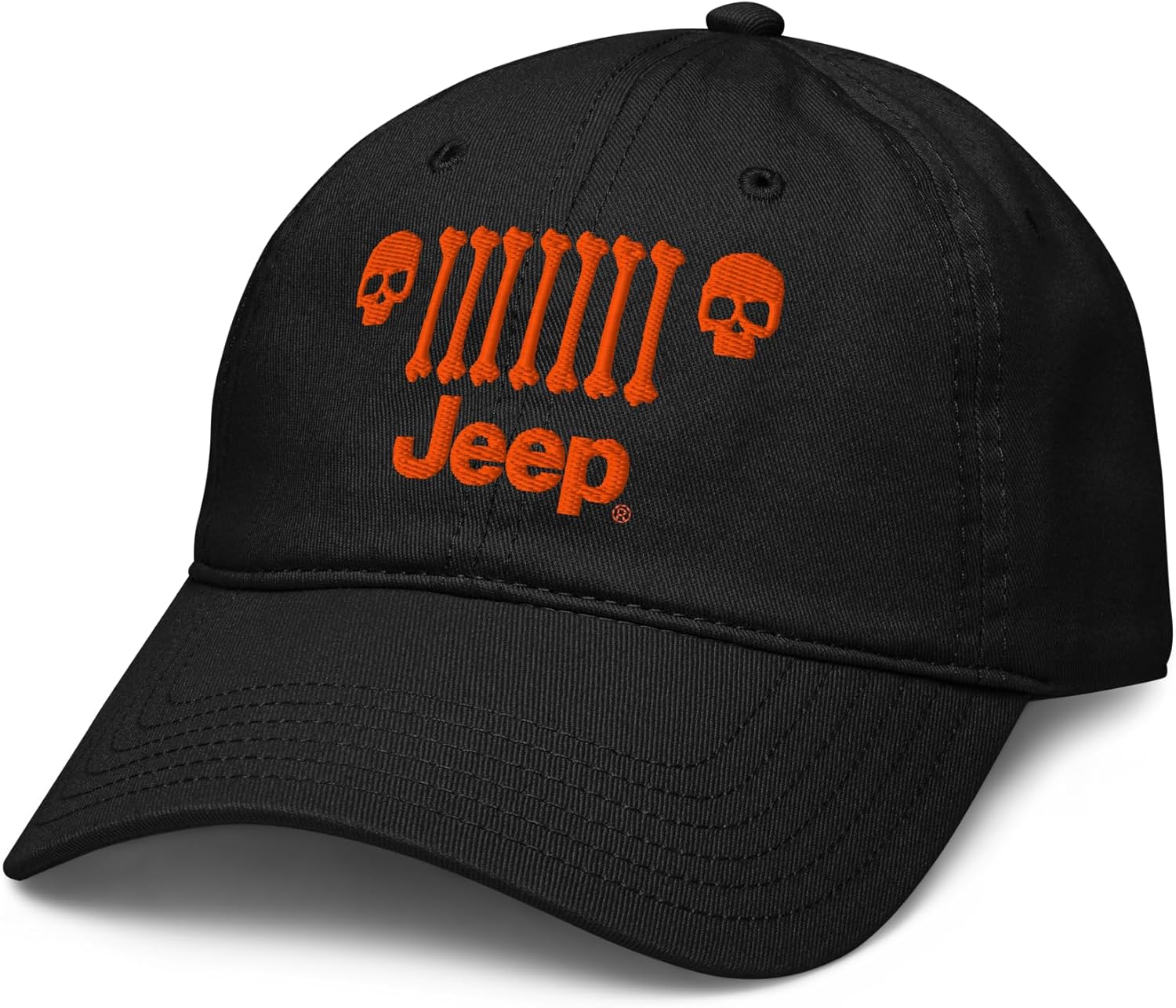 Jeep Bone Grille Adjustable Baseball Hat