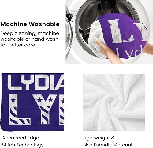 Miniatura 5 de Manta personalizada con nombre para adultos, manta de franela con nombre para mujeres y hombres, manta personalizada para Navidad, cumpleaños, San