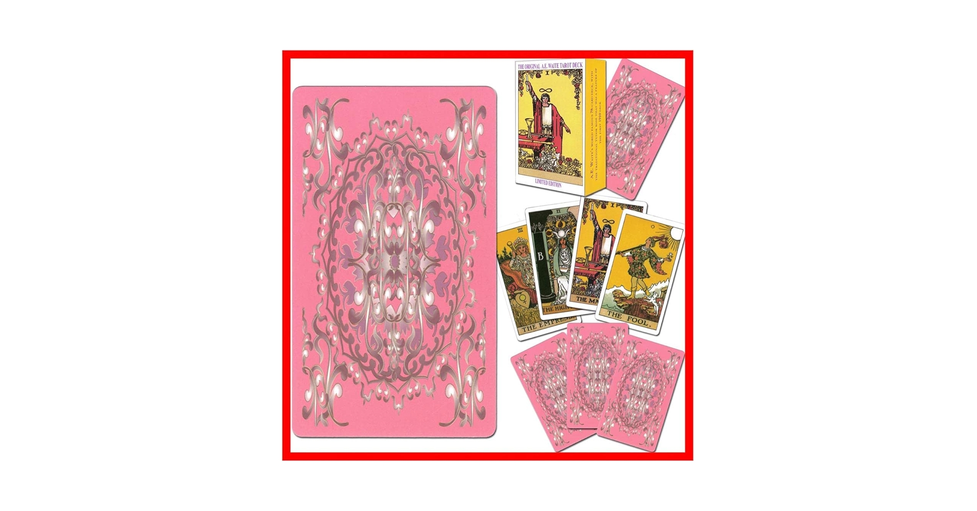 正規品タロットカード】在庫1点✨ピンク×美麗イラスト✨レア✨バービー 正規品タロットカード】在庫1点✨ピンク×美麗イラスト✨レア✨バービー