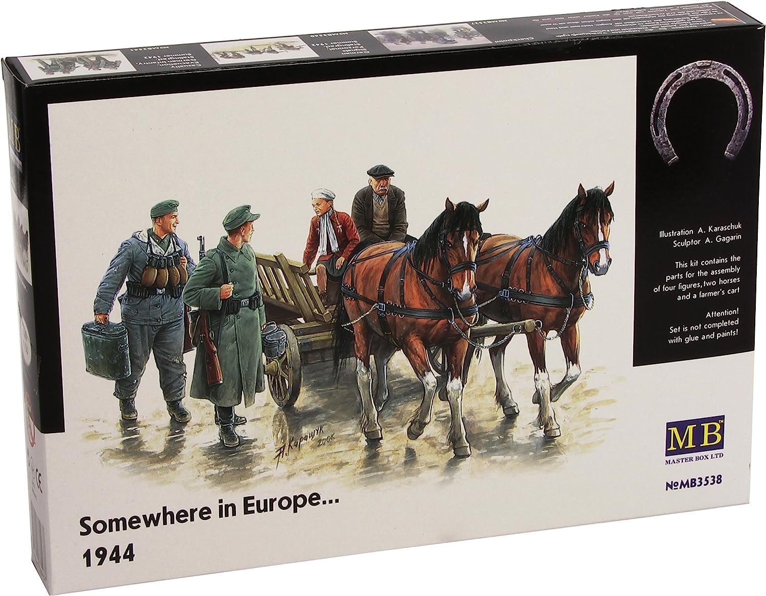 Amazon | マスターボックス(Master Box) 1/35 ヨーロッパ ドイツ兵2体