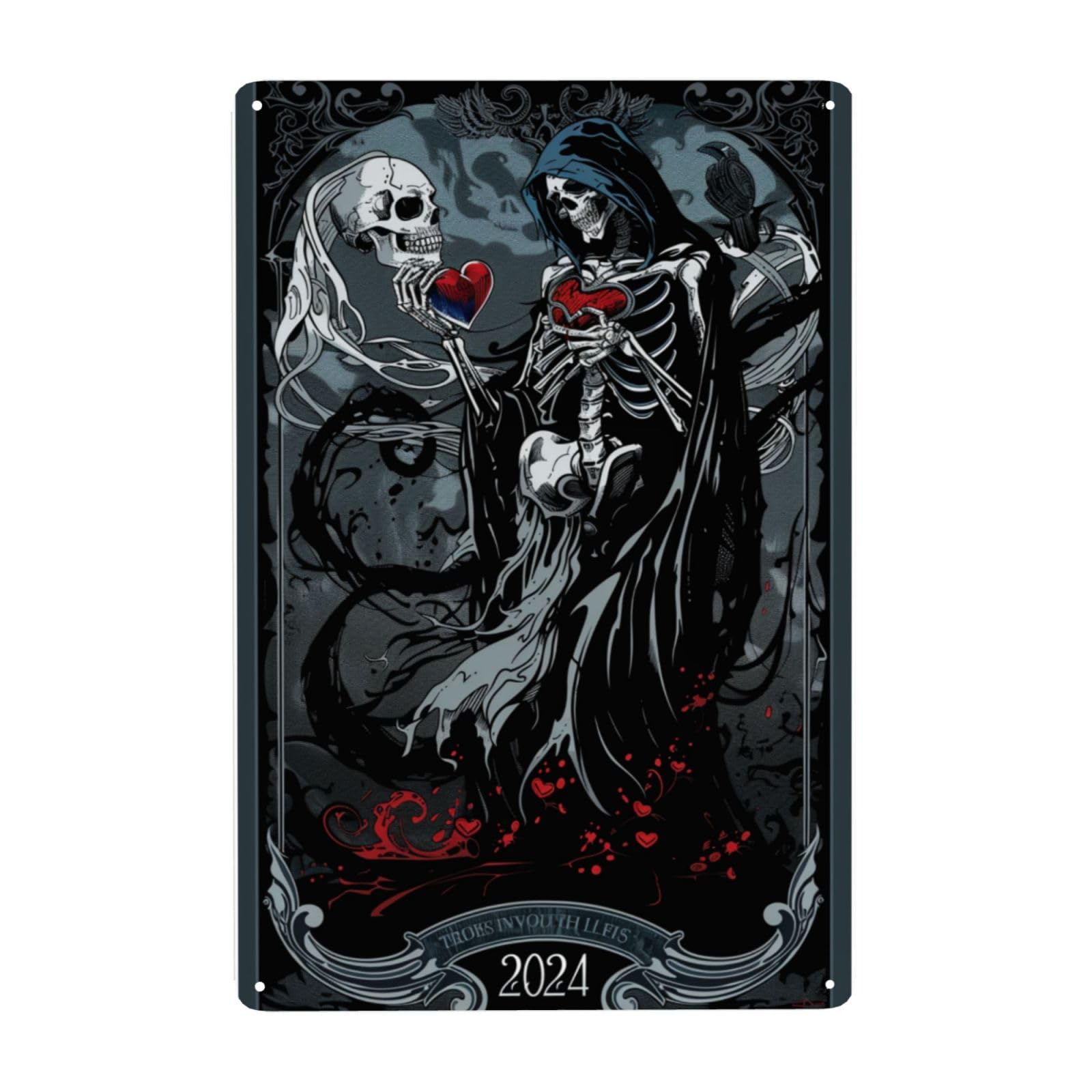 Amazon.com: Vextrovia Vintage Wall Art Decor, Scary Grim Reaper