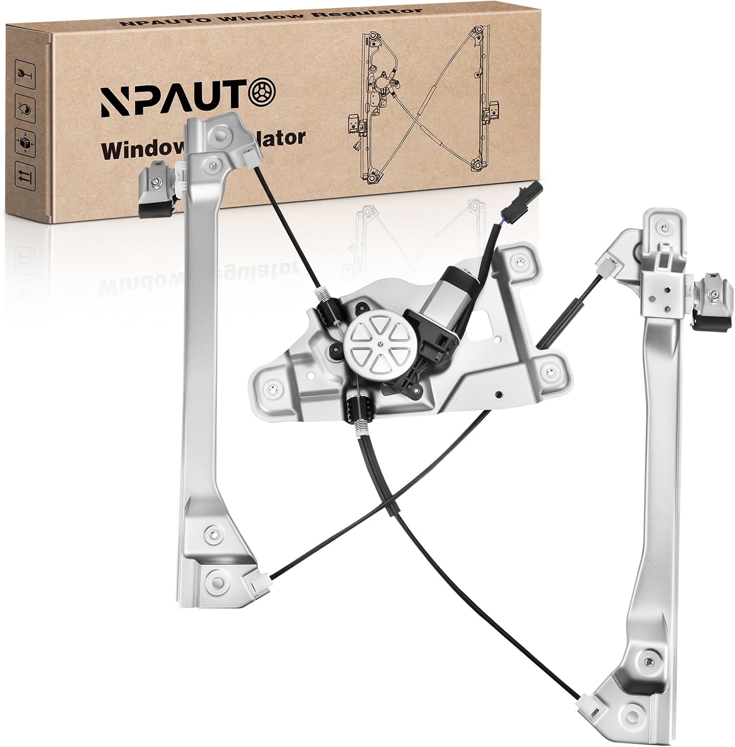 Front Passenger Side Power Window Regulator with Motor fit for Chevy GMC