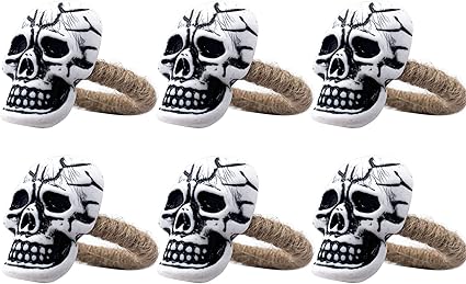 Halloween Skull Napkin Rings