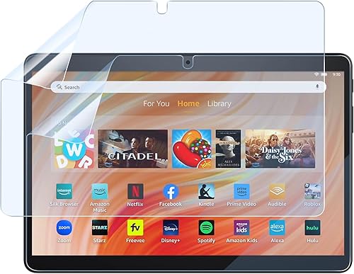 MoKo Paquete de 2 protectores contra luz azul para Fire HD 10 y Fire HD 10 Plus (1311 generación - versión 20232021) de 10.1 pulgadas, protección