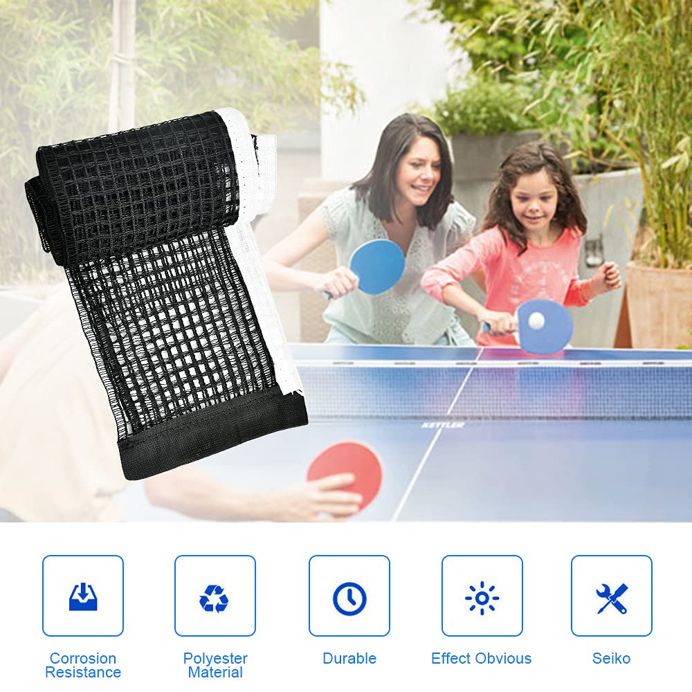 Red de Reemplazo de Tenis de Mesa Portátil Durable 2 Piezas