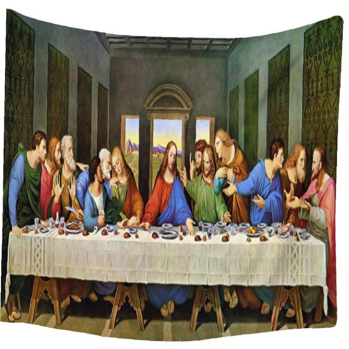 Amazon.co.jp: 最後の晩餐 タペストリー キリスト イエス イースター