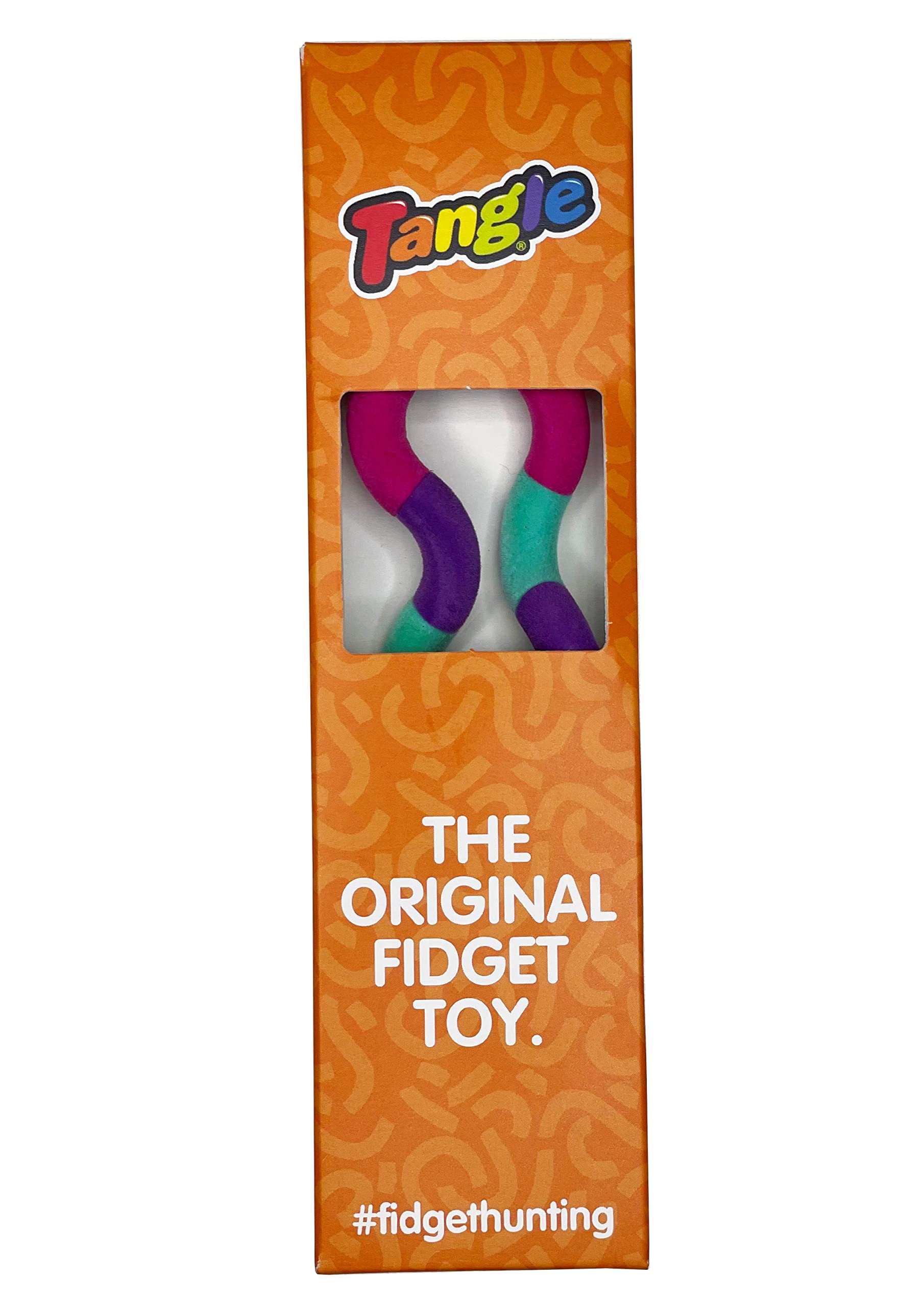 Tangle Jr. Fuzzies – Giocattolo Sensoriale Da Torcere Per Bambini (Arancione, Verde, Blu) – 3+ Anni - 2