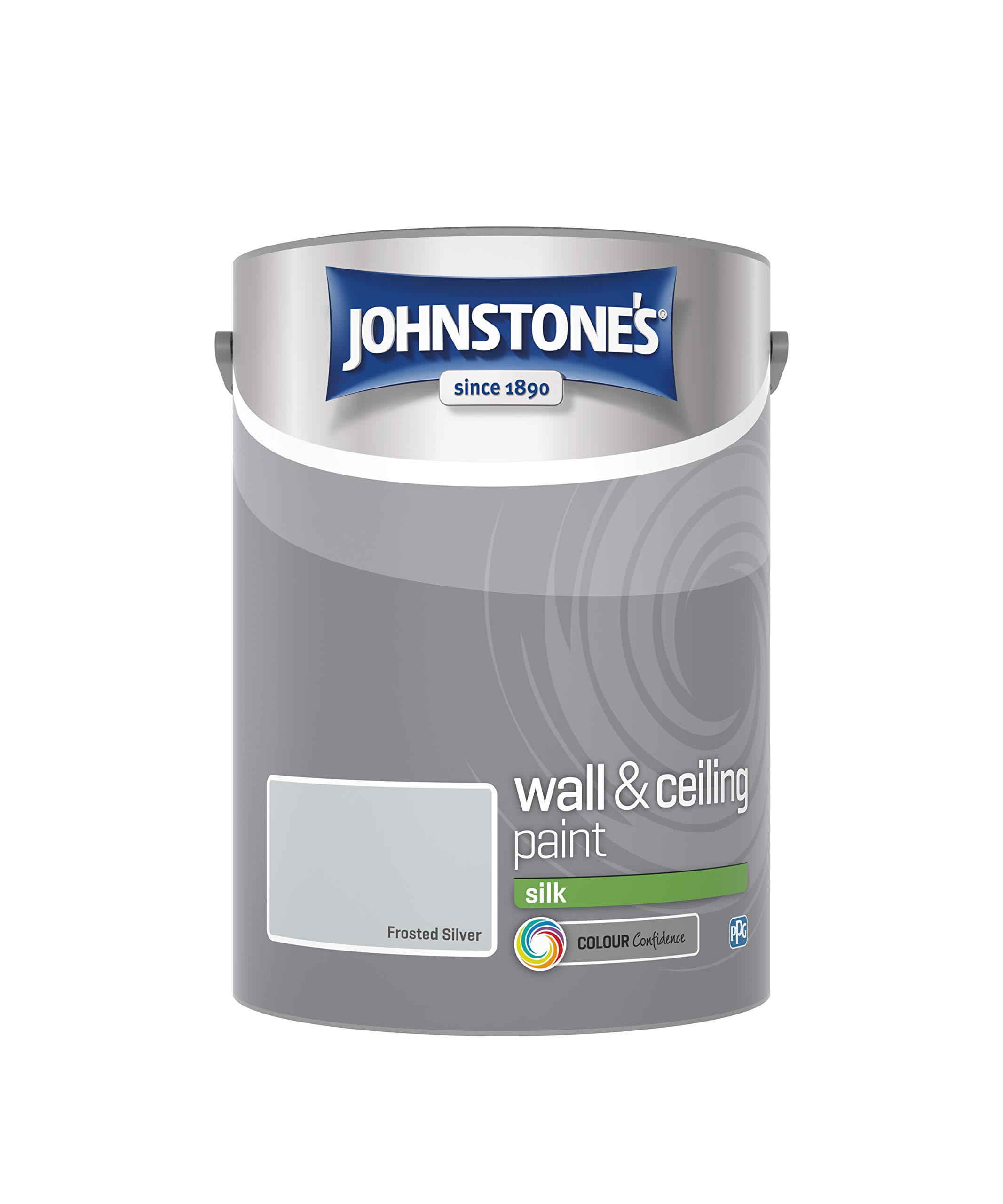 Johnstone's Silk Emulsion Wall & Ceiling Paint - Frosted Silver