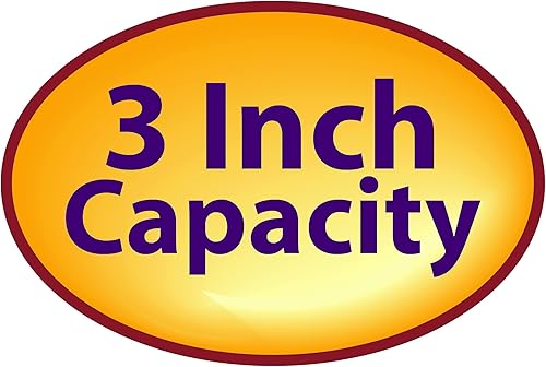 Miniatura 5 de Smead PressGuard 81352 - Tapa de informe, cierre lateral de punta de metal con compresor, capacidad de 3 pulgadas, tamaño carta, azul oscuro, 25 por