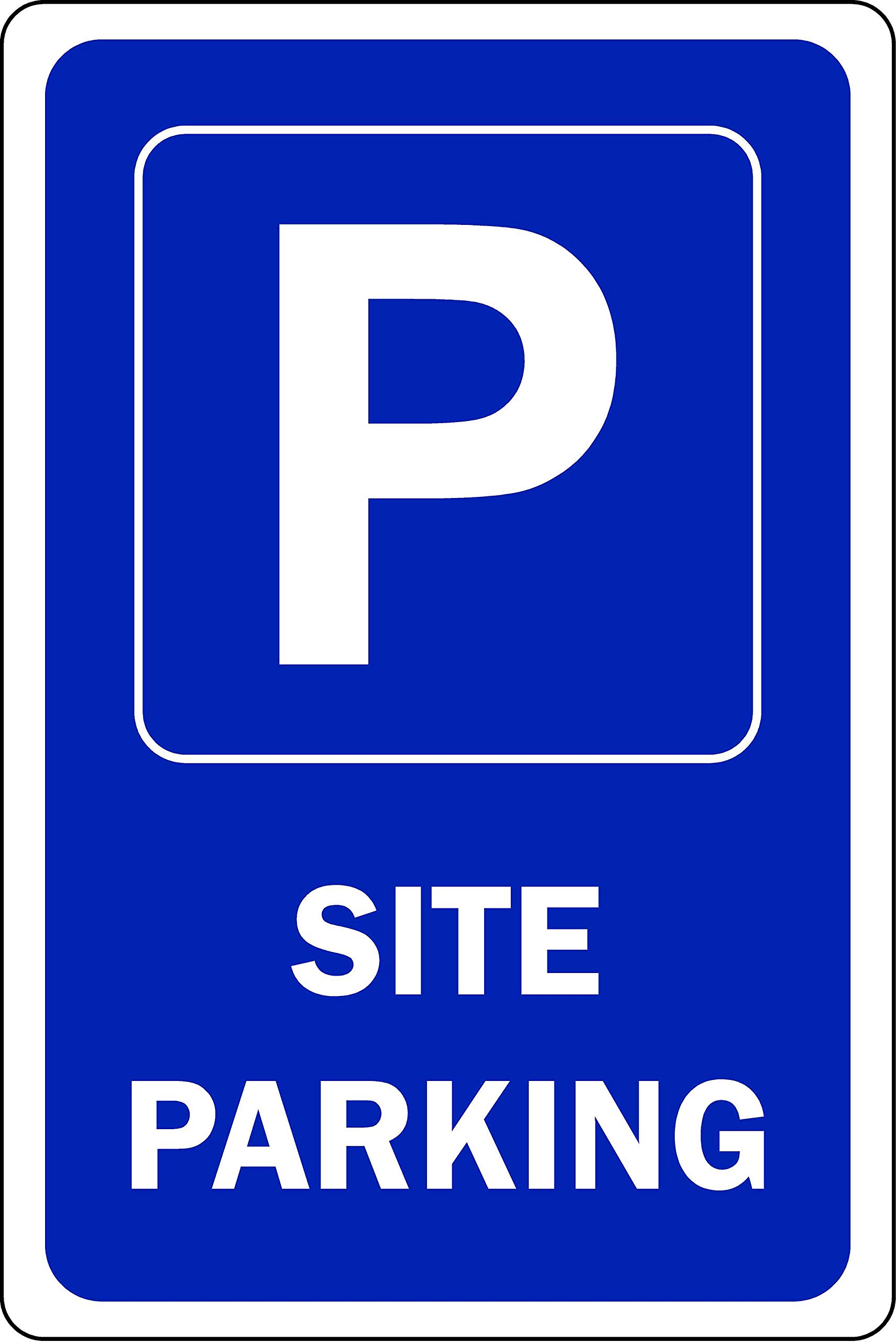 Kpcm Display Ltd Site Parking Sign - 1.2Mm Rigid Plastic 300Mm X 200Mm
