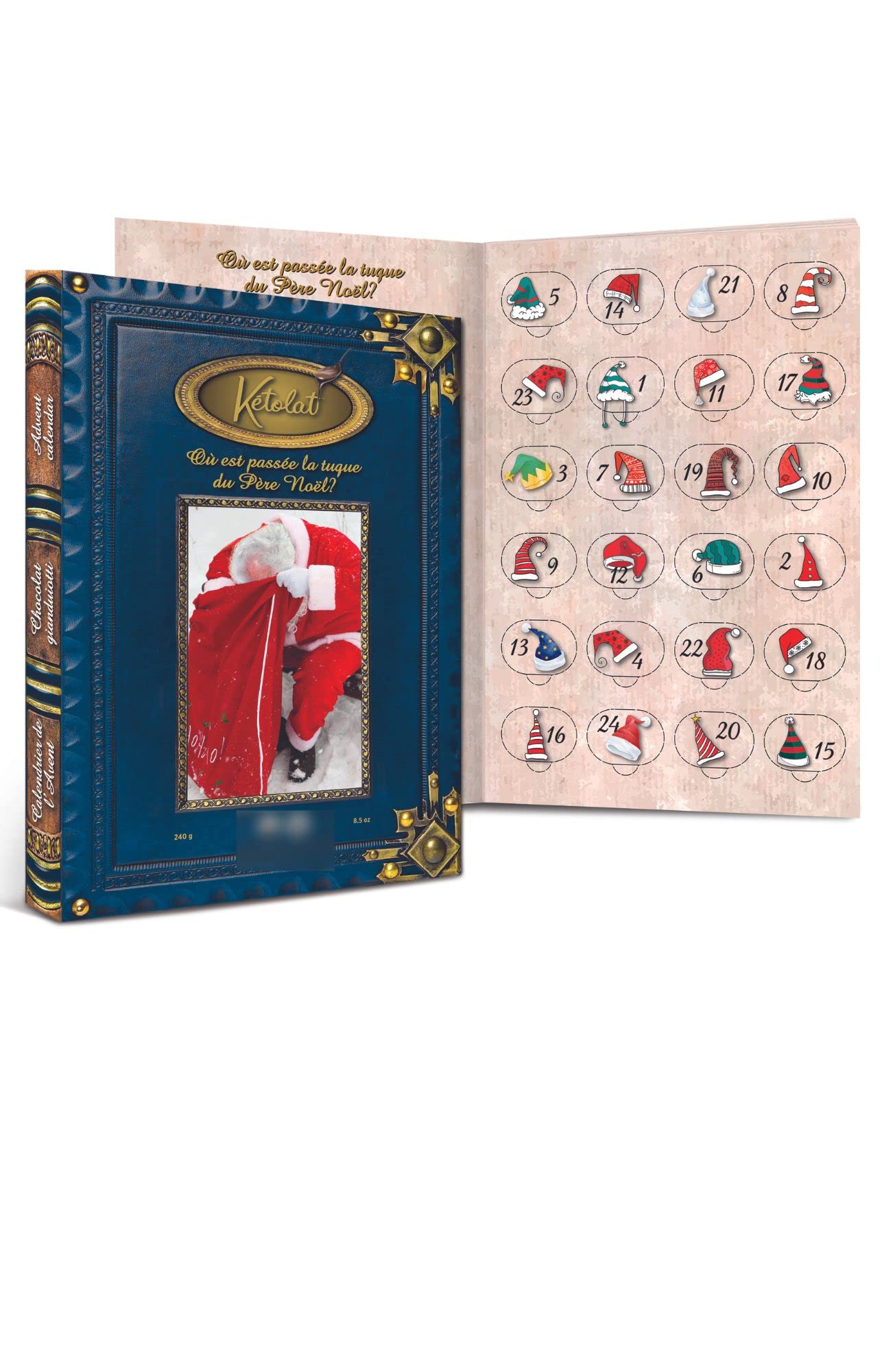 Ketolat Chocolate Advent Calendar 2022 - Advent Calendar - Sugar Free -  Dark Milk White Chocolate - Keto Friendly - Low Carb - 6 Different Flavors  : Amazon.ca: Grocery & Gourmet Food