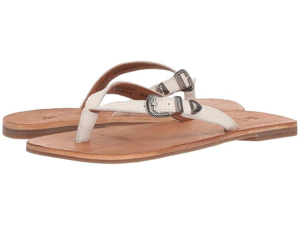 

Frye Ally Western Flip-Flop (White) Women's Sandals