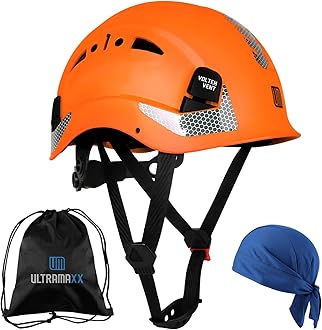 Safety Helmet Hard Hat, ANSI Z89.1 Approved Lightweight Vented Work Helmet, 6-Point Adjustable Ratchet Suspension Hardhat Ideal for Industrial and Construction