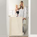 Momcozy Retractable Baby Gate, 33 Tall, Extends up to 55 Wide, Child Safety Baby Gates for Stairs, Doorways, Hallways, Indoor, Outdoor