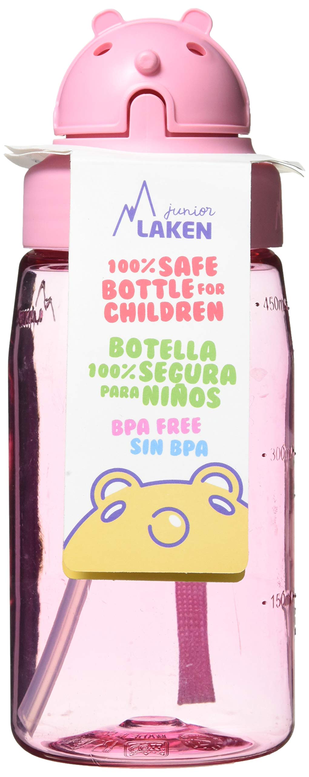 LAKENBasic Steel Bottle 0.5 L + Neoprene Sleeve LJ Sirens – Steel Stopper – Bottle, Unisex