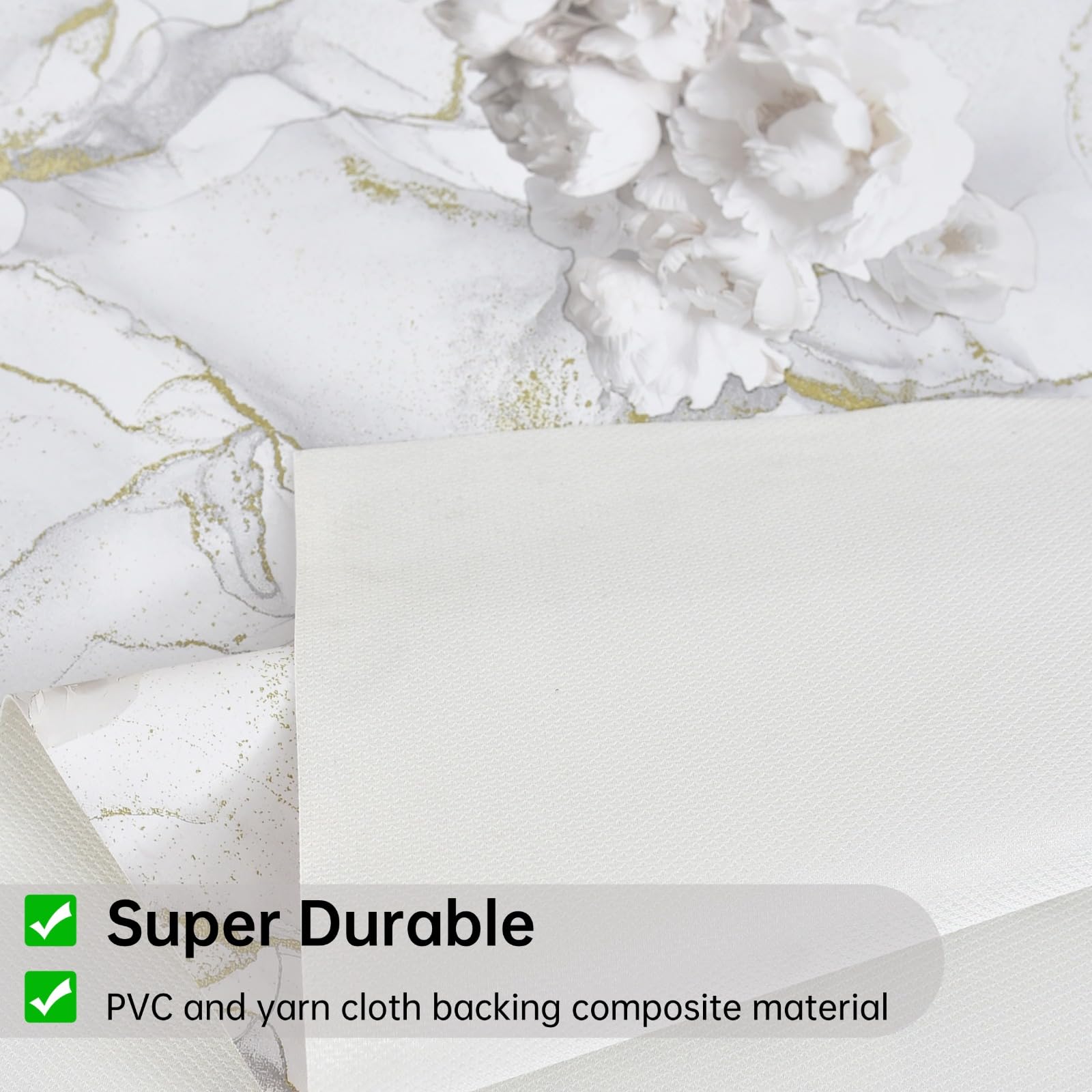 Yofori PVC Wipe Clean Tablecloth - Image 3