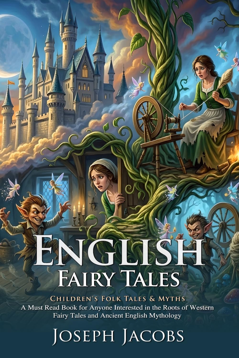 English Fairy Tales: Enchanting Bedtime Stories for All Ages: Traditional Legends of Giants and Heroes - Illustrated with Biography and Commentary