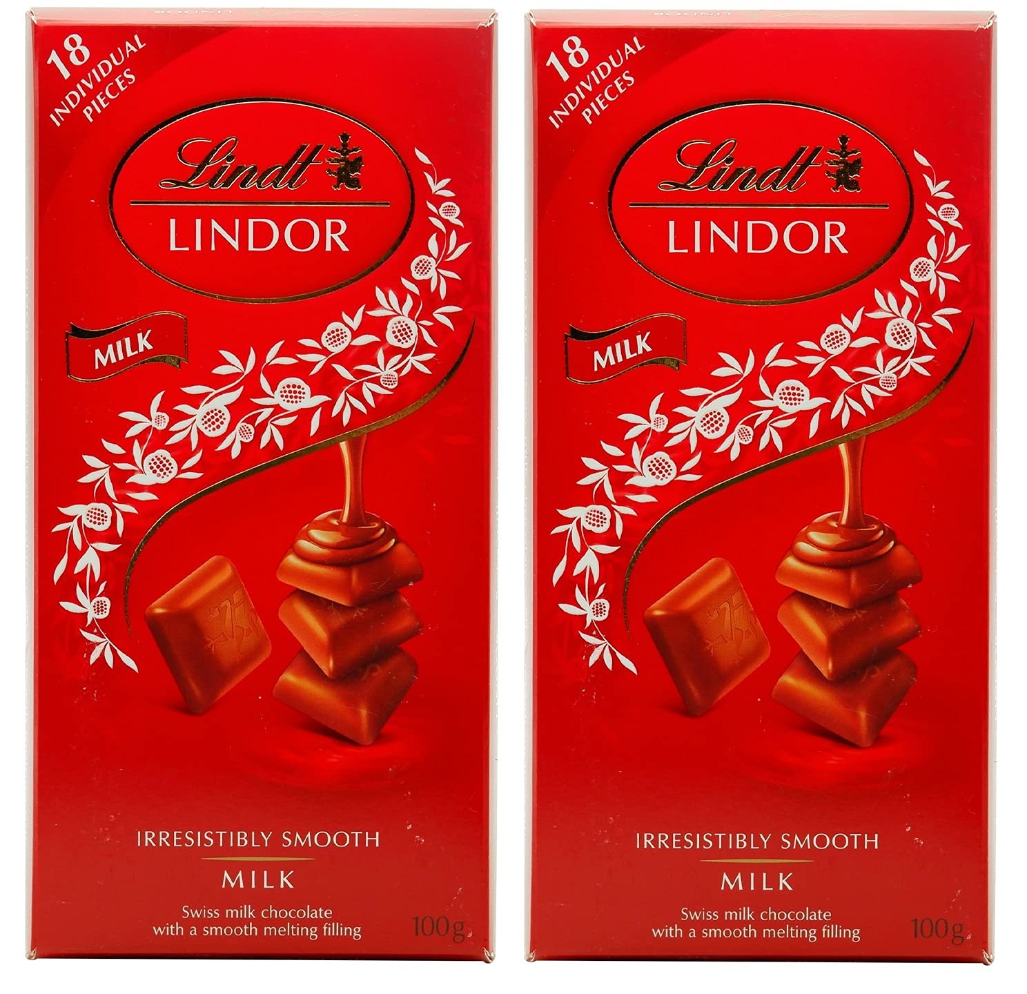 Lindt Lindor Singles Milk Chocolate, 2 x 100 g (B07JCVQN51) Amazon Price History, Amazon Price Tracker