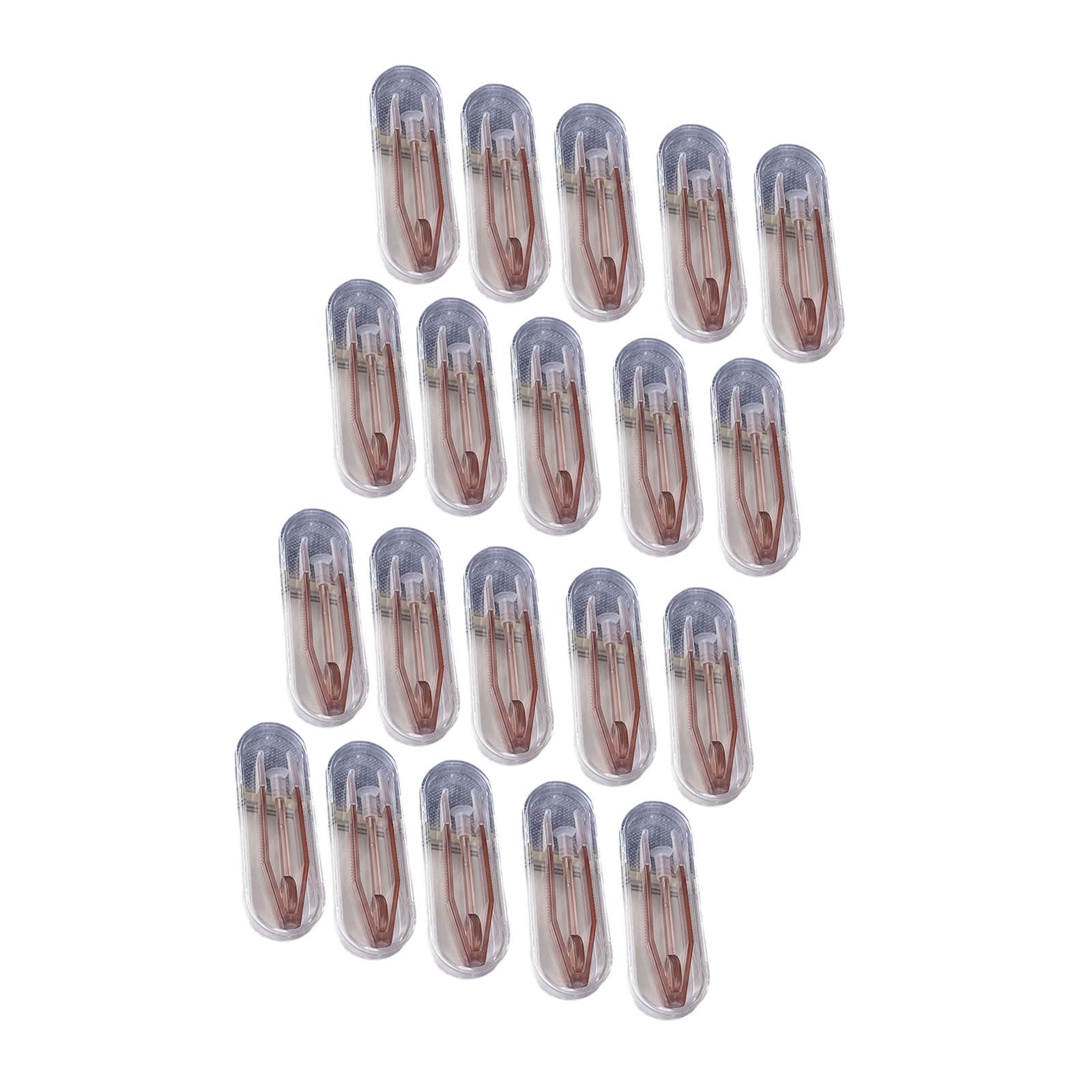 20PCS Transparency Lenses Tweezers with Suction Cup Stick Wearing Tool for Daily Use and Travel Essential Lenses Application Tool