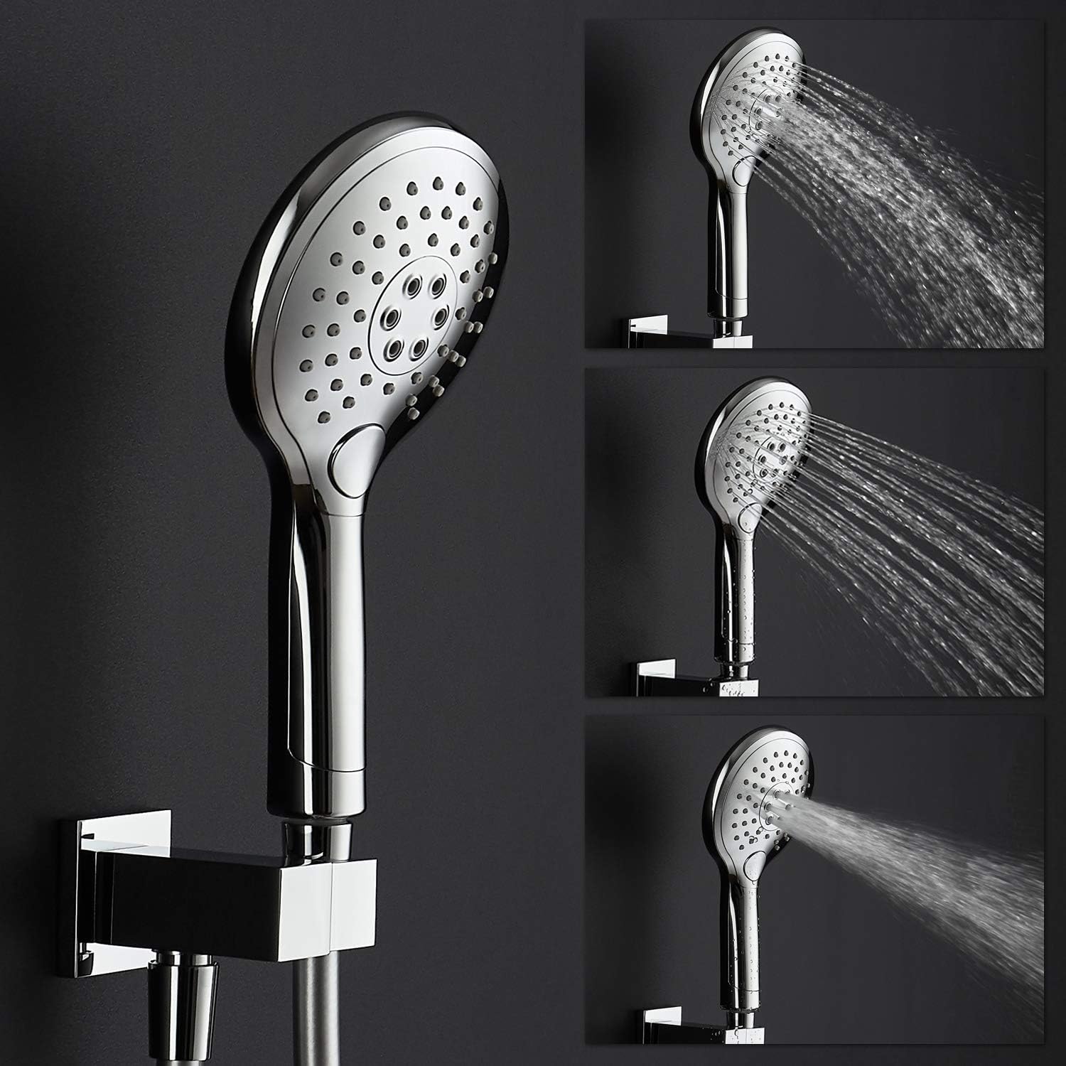Top Rated Modern shower faucet set, Rain shower systems with rain shower and handheld, Shower trim kit with rough-in diverter valve, Luxury rainfall shower kit, Shower combo set (Polished Chrome) Crazy Deals Modern shower faucet set, Rain shower systems with rain shower and handheld, Shower trim kit with rough-in diverter valve, Luxury rainfall shower kit, Shower combo set (Polished Chrome)