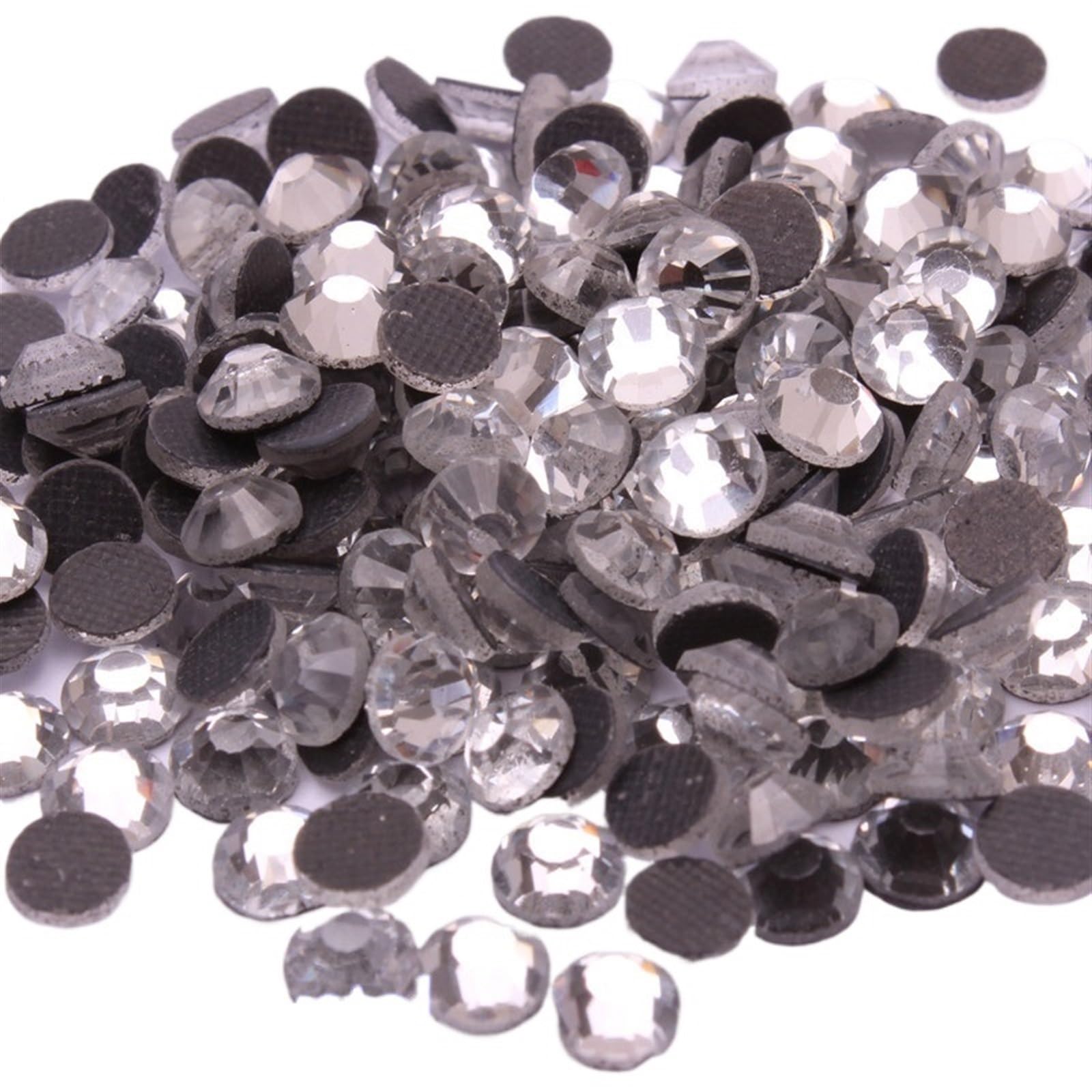 Hotfix Rhinestones Hotfix Rhinestone Crystal with Glue On Flatback Crystal Glass Rhinestone(Color:Crystal,Size:SS6 7200pcs)