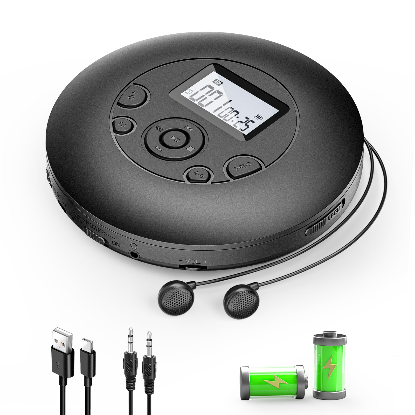 DESOBRY Portable CD Player