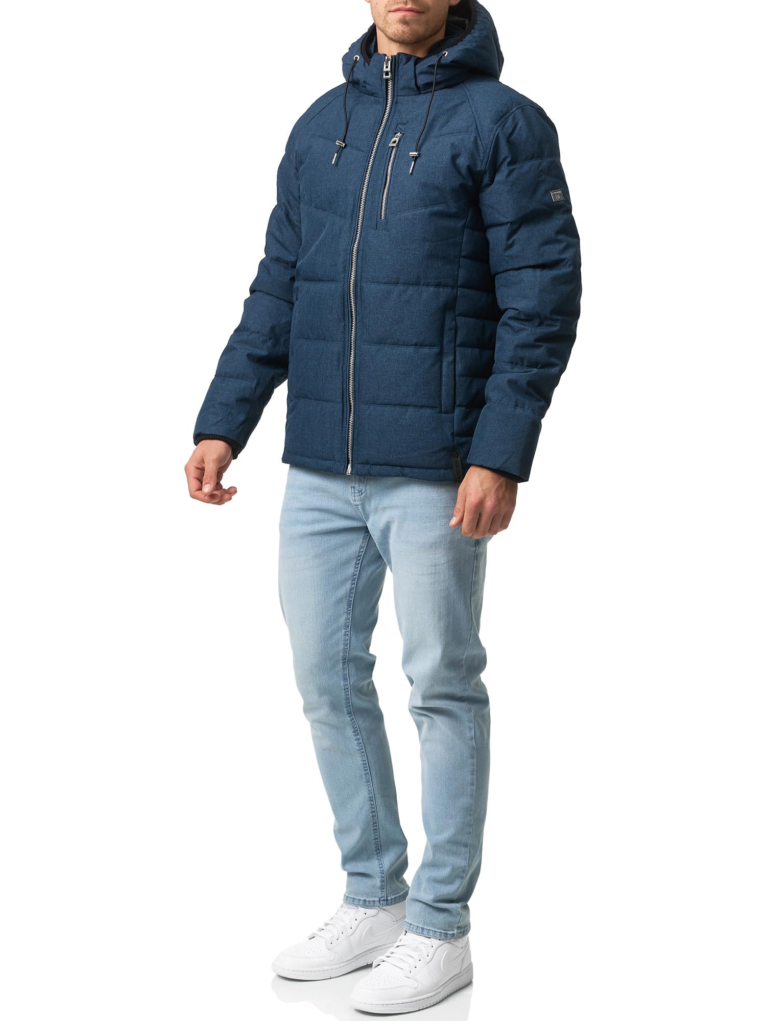 Indicode Uomini Circus Quilted Jacket | Giubbotto trapuntato dall'aspetto piumino