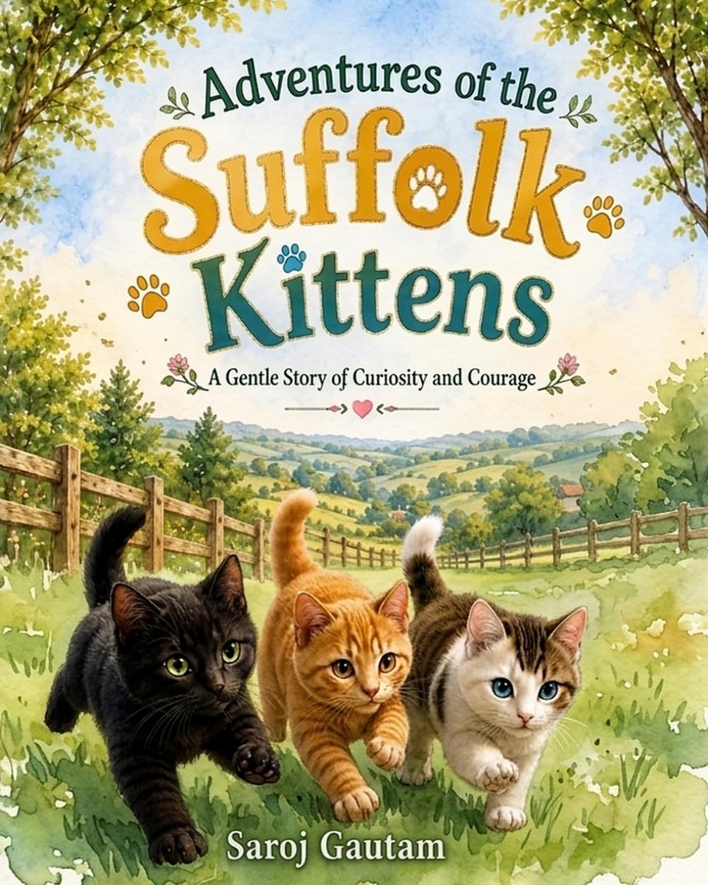 Adventures of the Suffolk Kittens: A Gentle Story of Curiosity and Courage by Saroj Gautam (Series1.)