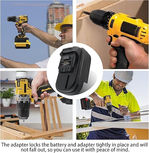 Miniatura 6 de Fybemax para Dewalt 20V a 12V MAX Adaptador de batería, para Milwaukee M18 18V a para Dewalt 12V Convertidor, Convertir Batería de 18V20V a