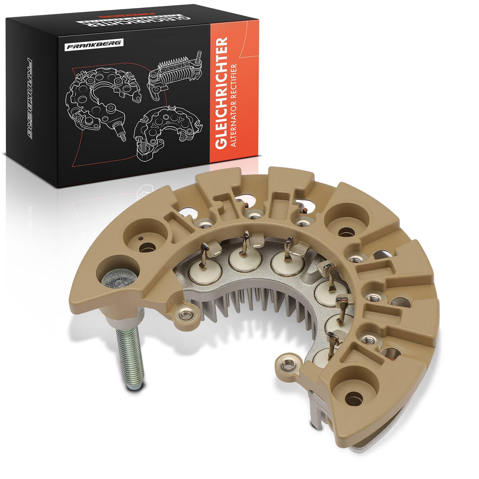 Frankberg Generador rectificador 330307, RM-180HV | Compatible con: Brújula MK49, Patriot MK74, Vengador, Sebring Jr., Sebring JS, Sebring Convertible JS, Calibre