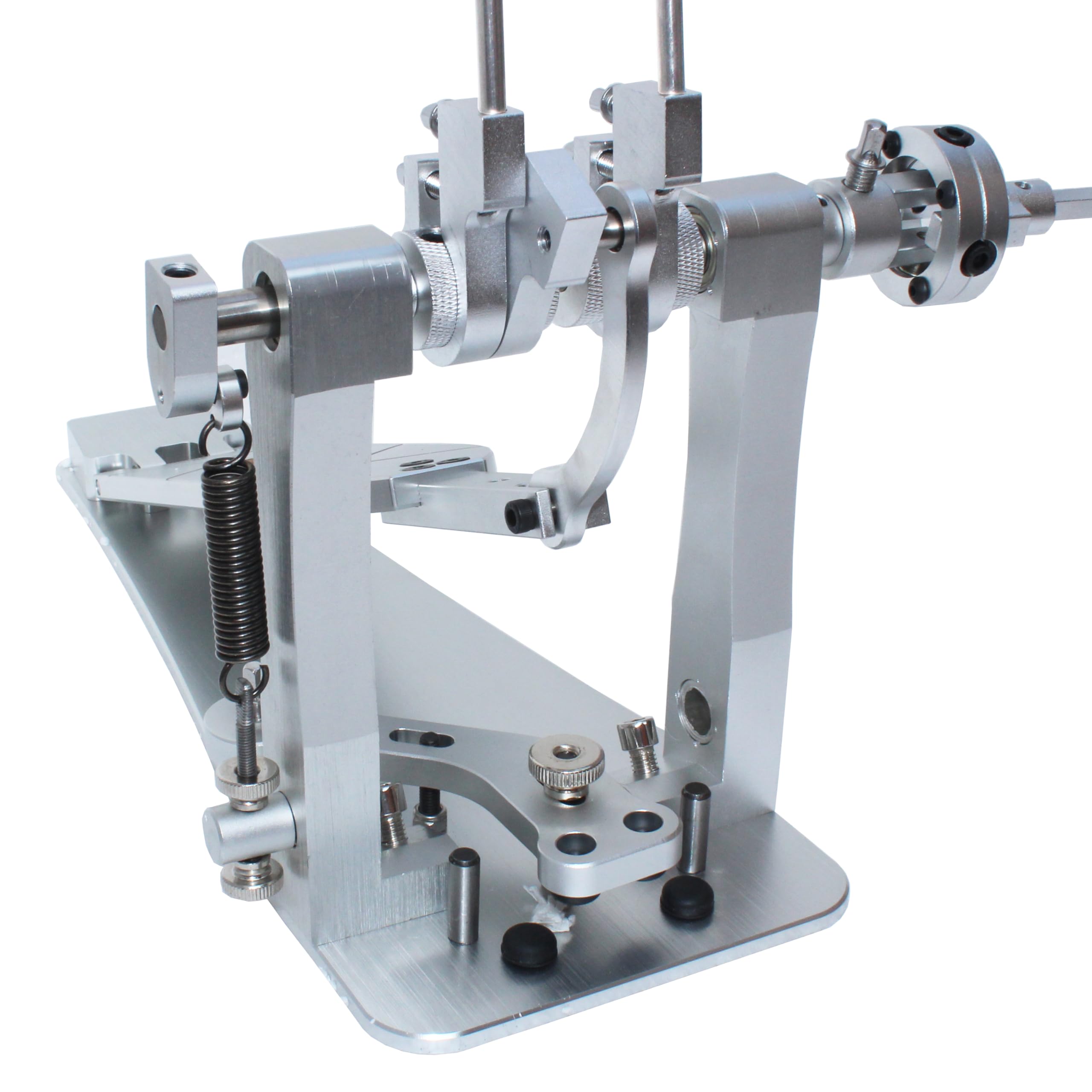 Doppel-Bass-Drum-Pedale, Direktantrieb, hochwertige Aluminiumlegierung, vereinfachte Version inklusive Hammer