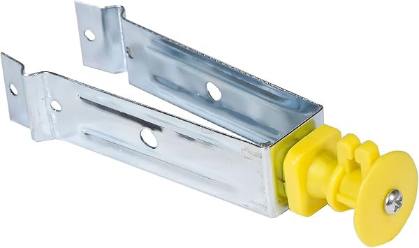 Zareba Chainlink Insulator for Electric Fencing - 10 Insulators Included - Heavy Duty, Durable - For Chain Link Fence - Yellow for Easy Visiblity - ICLXY-Z, 10 Pack