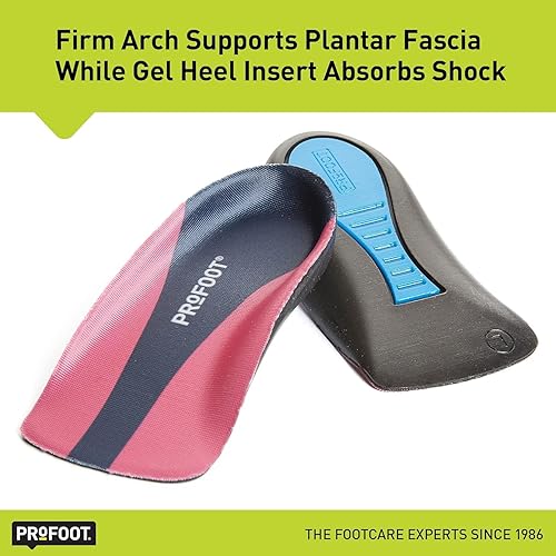 Miniatura 10 de Profoot Plantillas ortopédicas para fascitis plantar y dolor de talón mujeres de 6 a 10 años 1 par