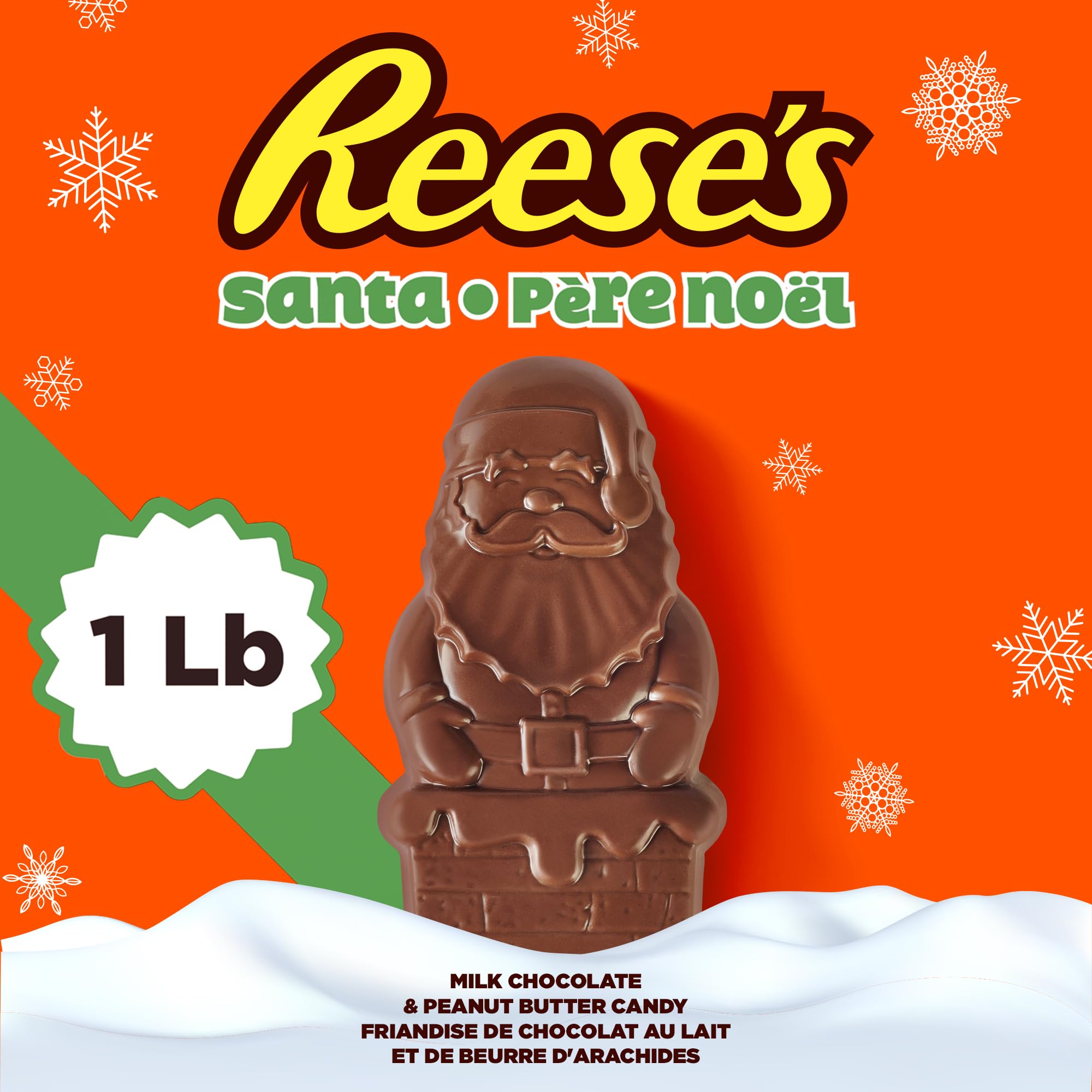 REESE'S Peanut Butter Giant Santa Candy : Amazon.ca: Grocery
