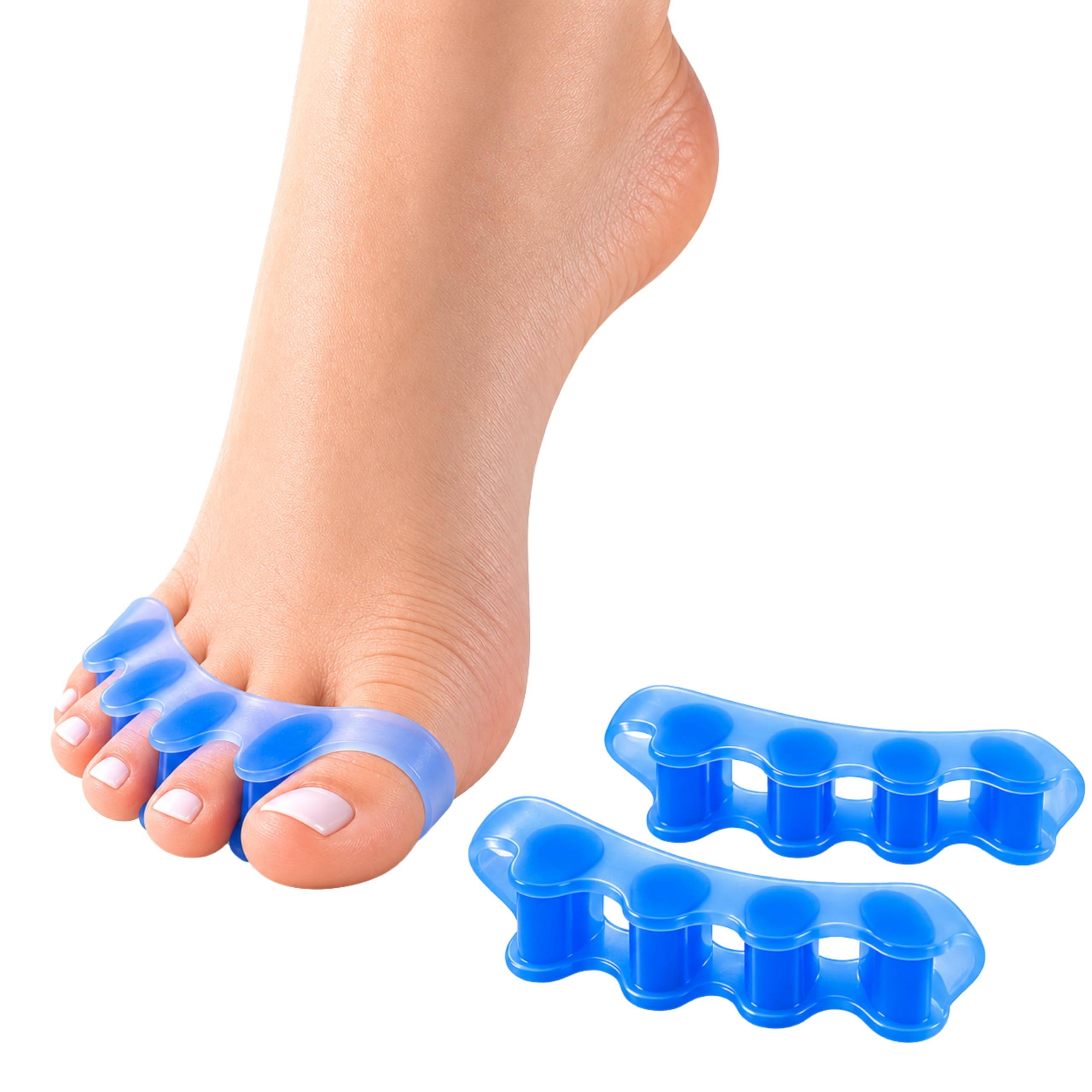 Wonder Care Silicone Toe Separator For Feet Gel Pads Big Toe Corrector Bunion Straightener Stretcher Hammer Bunion