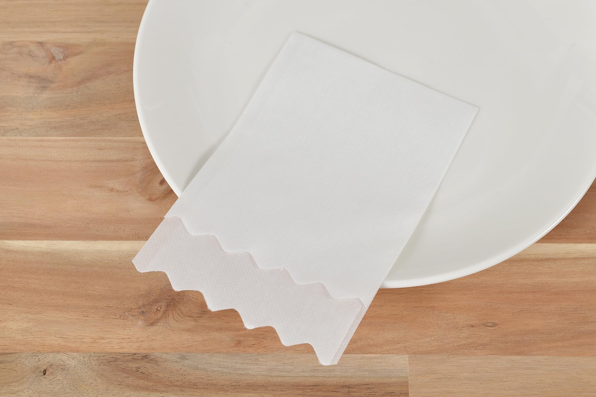 Amazon｜ストリックスデザイン 波型 ペーパーナプキン 6折 白 1000枚