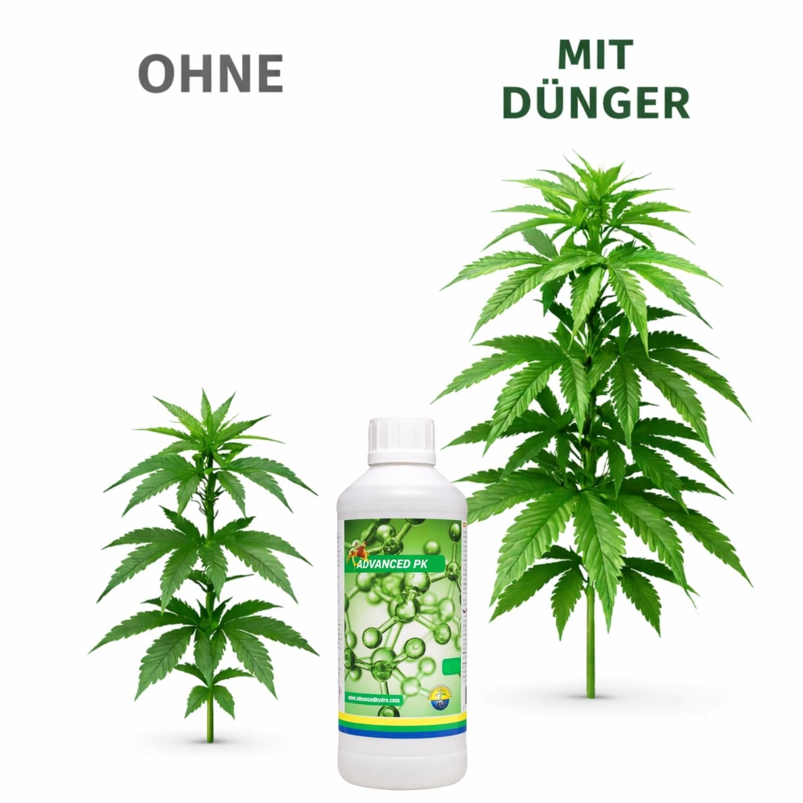 Weedness Advanced Hydroponics PK 5 Liter - Blütephase Grow Anbau Indoor Dünger Bio Tomaten Gurken Flüssigdünger Organischer