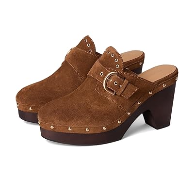 Madewell Finneas Clog Suede Buckle Women