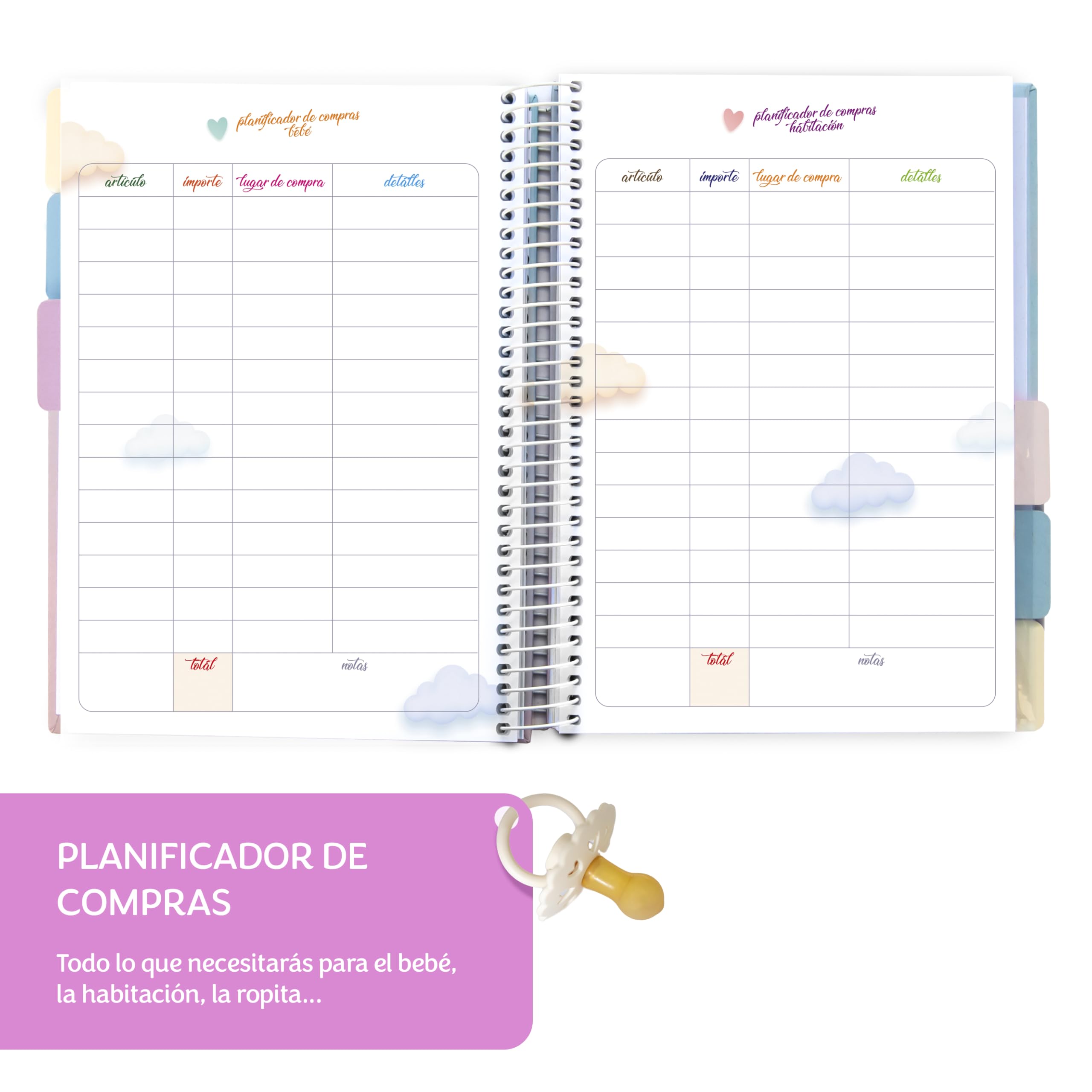 Diario Embarazo, Libro Embarazo, Mas de 160 páginas, Regalos Embarazadas Originales, Album Embarazo, Diario de Embarazo, Regalos para Embarazadas